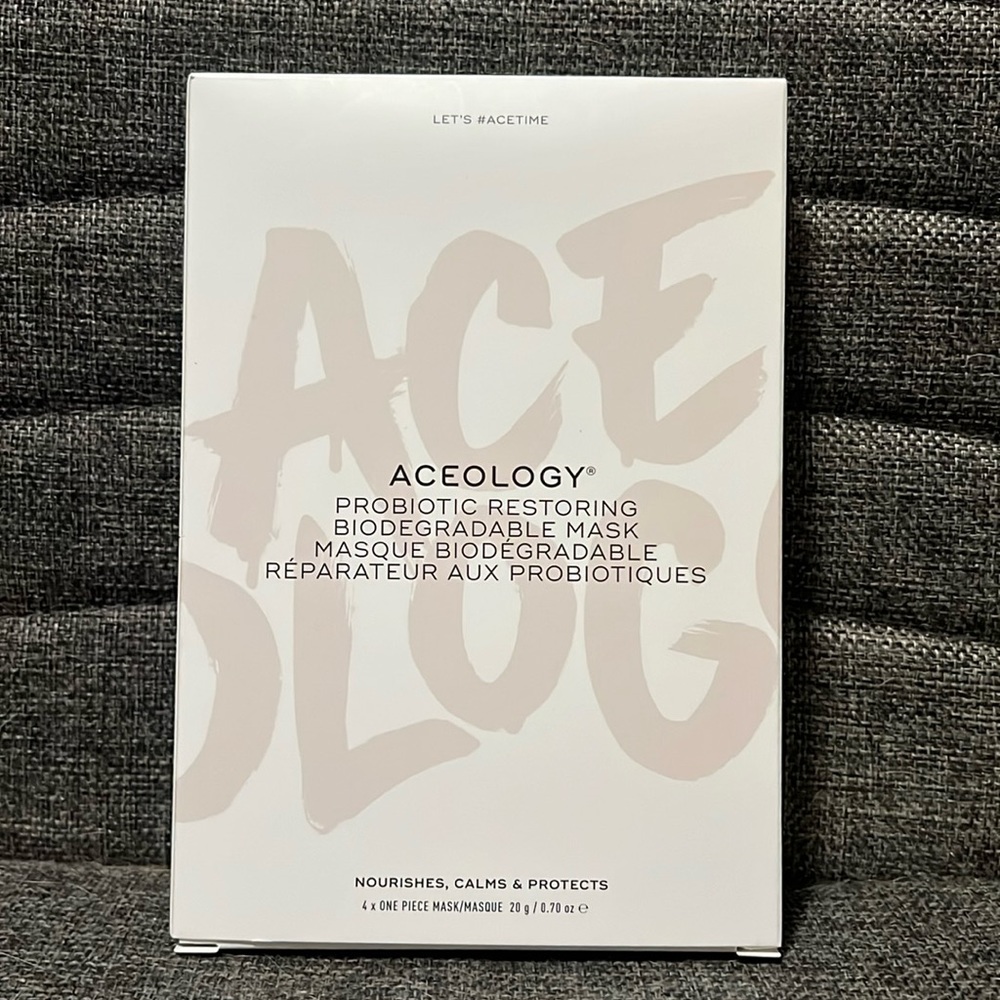 Aceology probiotic restoring masks